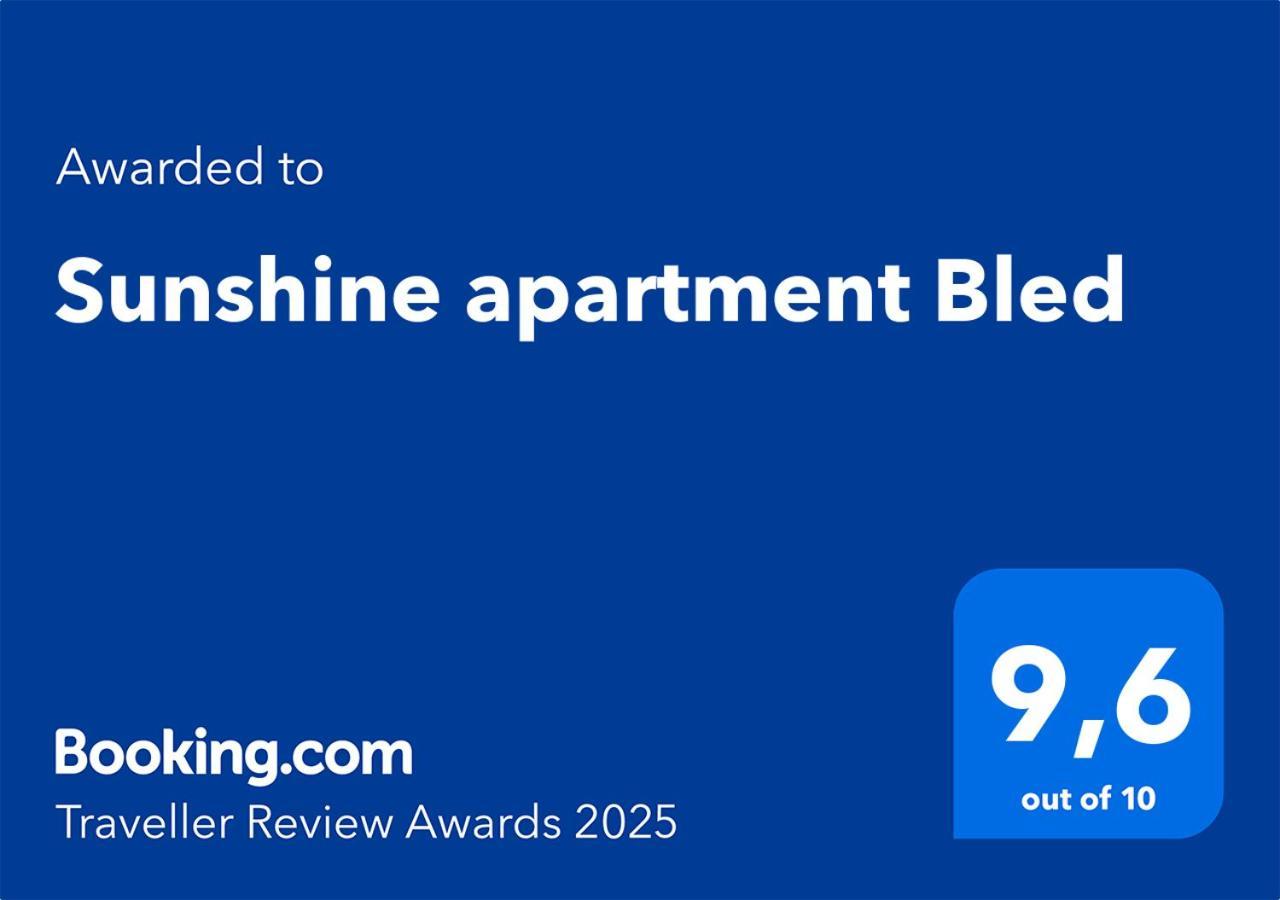 Sunshine Apartment Bled Exterior foto